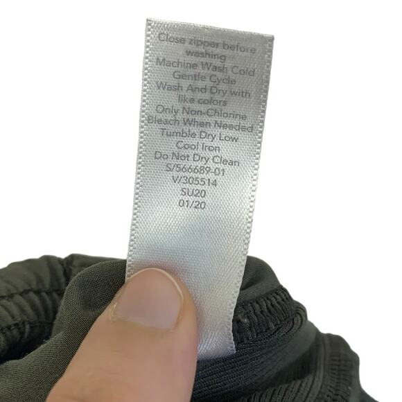 Athleta Textured Brooklyn Jogger Pants Women's Sz 2 Mountain Olive Athleisure - Picture 6 of 6